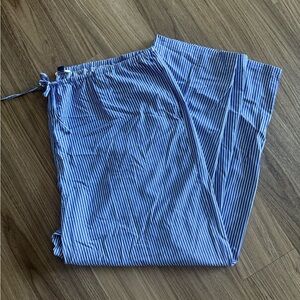 American Eagle Outfitters Blue and White Pajama Pants